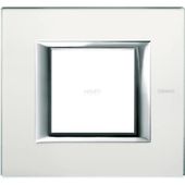 AXOLUTE - Ramka protokątna pozioma 2 moduły MIRROR GLASS Bticino HA4802VSA