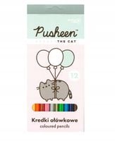 KREDKI 12KOL 18CM  PUD. PUSHEEN 7979 A'10