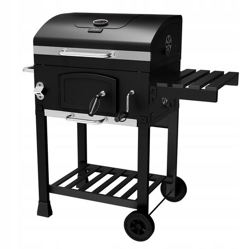 GRILL WĘGLOWY OGRODOWY Koler Ember ch1 RUSZT Z POKRYWĄ POPIELNIK +TERMOMETR na Arena.pl