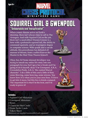 Marvel: Crisis Protocol - Squirrel Girl & Gwenpool na Arena.pl
