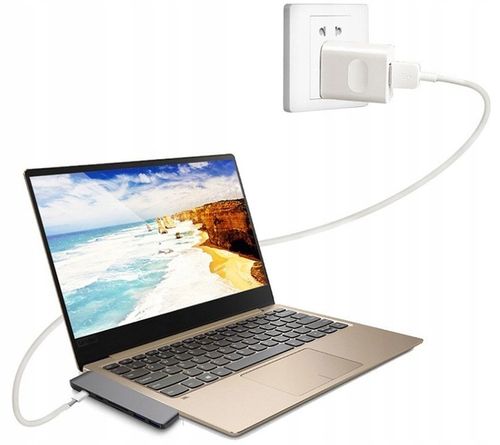 Hub USB-C Macbook 7w1 Adapter HDMI 4K USB 3.0 do Macbook Pro Air M1 M2 M3 na Arena.pl