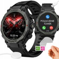 Smartwatch dla chłopca rozmowy Bluetooth kroki ekran LED PL latarka