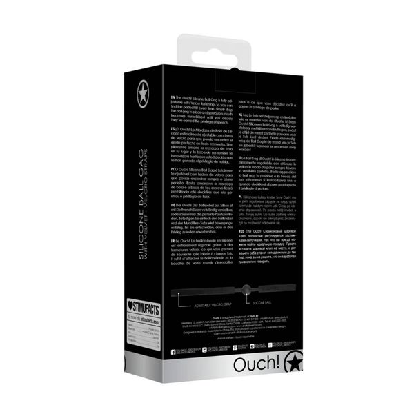 Adjustable Silicone Ball Gag zdjęcie 3