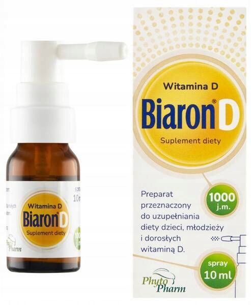 BIOARON D SPRAY 1000 J.M. 10ML DLA DZIECI 1 rok+ zdjęcie 1