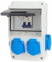 ROZDZIELNICA ERBETKA OGRODOWA ZABEZPIECZONA 4X230V