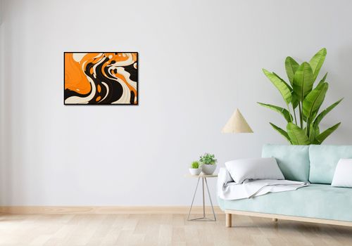 Plakat 70x50cm Tańczący Atrament na Arena.pl