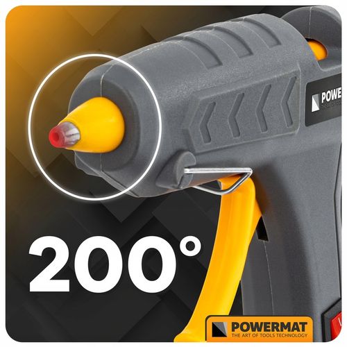 PISTOLET DO KLEJU NA GORĄCO DO KLEJENIA 200°C +60 WKŁADÓW 7MM ETUI KLEJARKA na Arena.pl