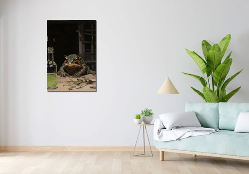 Obraz 60x90cm Oczekiwanie w Półmroku na Arena.pl
