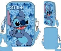 Torebka dziecięca na ramię telefon listonoszka dziecięca niebieska Stitch