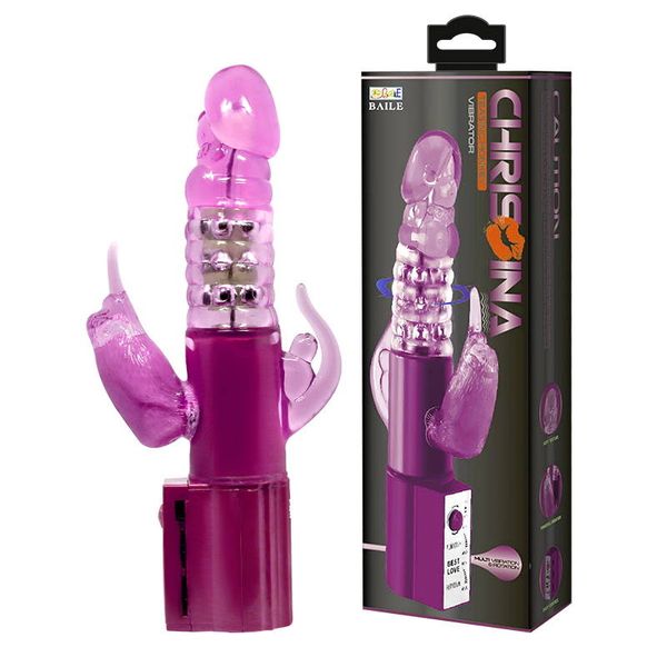 Wibrator Rotacyjny Ze Stymulatorami Łechtaczki - Christina zdjęcie 1