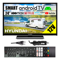 Telewizor do KAMPERA SMART Android TV WiFi BT HYUNDAI HLA24551CAR 24'' 12V