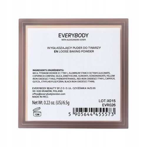 EVERYBODY LONDON x Aleksandra Sosfa puder do twarzy sypki matujący na Arena.pl