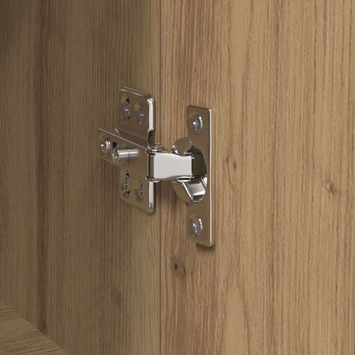 Bufet Brązowy 60 x 35 x 70 cm Materiał drewnopochodny na Arena.pl