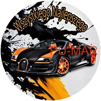 Opłatek na tort Urodziny 18 30 40 Bugatti Auto Samochód Logo Tekst Gratis