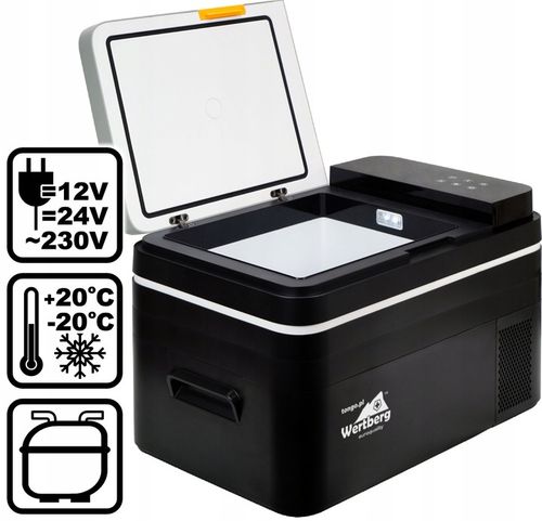 30L lodówka zamrażarka -20°C 12V/24V|230V bluetooth samochodowa sprężarkowa na Arena.pl