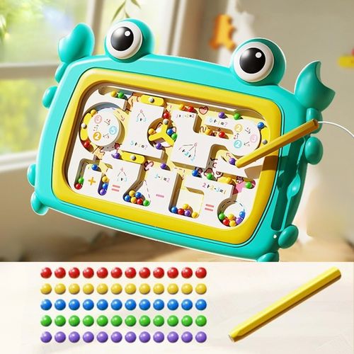 WOOPIE Tablica Magnetyczna Montessori Labirynt Krab Turkusowa na Arena.pl