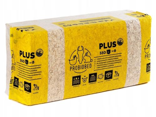 Bezpyłowe trociny ProBioBED ANTYBAKTERIA dla koni drobiu gryzoni 15kg 550l na Arena.pl