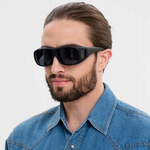 Okulary Przeciwsłoneczne Żółte Rowerowe do Jazdy Samochodem Nocą i w Dzień na Arena.pl