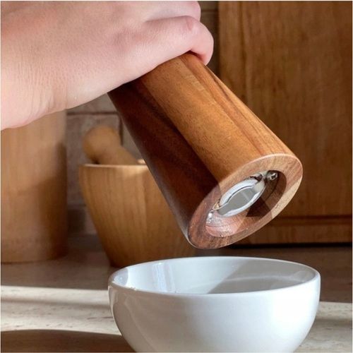 Młynek ręczny do soli i pieprzy DREWNIANY Ruhhy 2 sztuki na Arena.pl