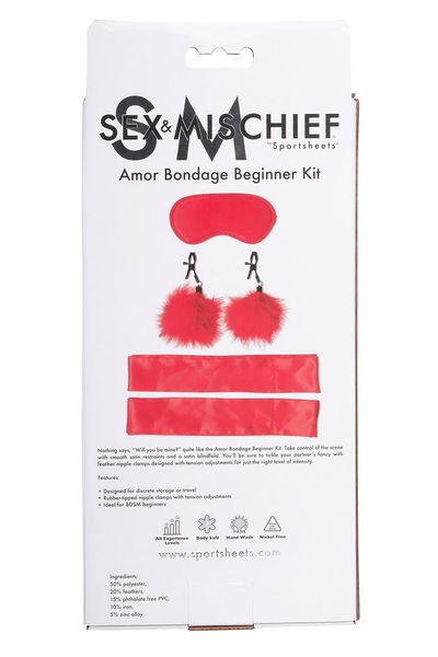 Sportsheets Sm Amor Bondage Beginner Kit zdjęcie 5