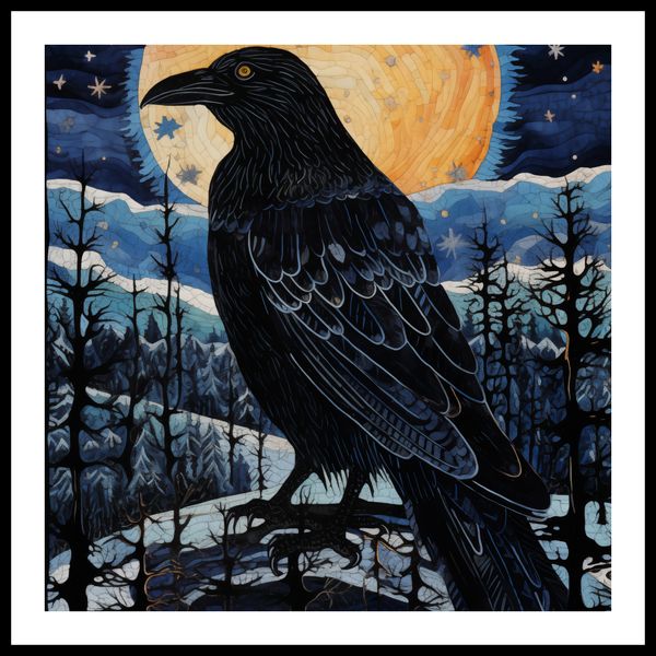 Plakat 50x50cm Kruczy Mąciciel zdjęcie 3