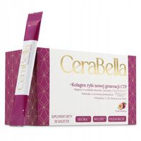 Cerabella kolagen rybi nowej generacji CTP tripeptydy 500Da, ceramidy 30szt