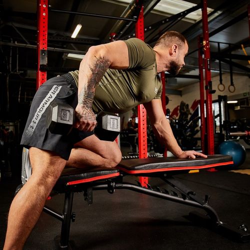 Hantel ogumowany TREXO Hex 10 kg ANTYPOŚLIZGOWOŚĆ HEKSAGONALNE SOLIDNE na Arena.pl