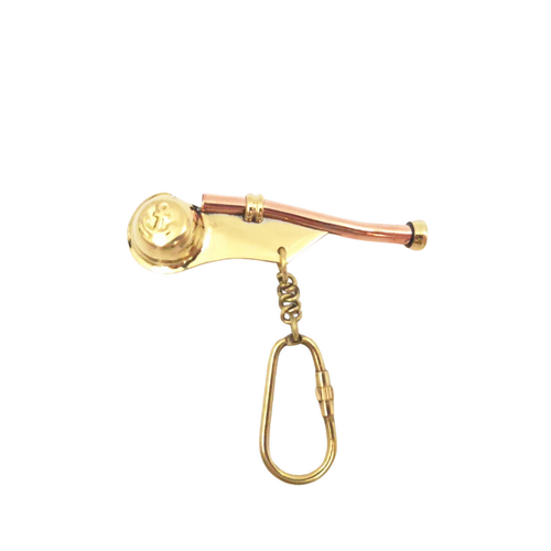 Brelok gwizdek bosmański mosiężny - KRT28B na Arena.pl