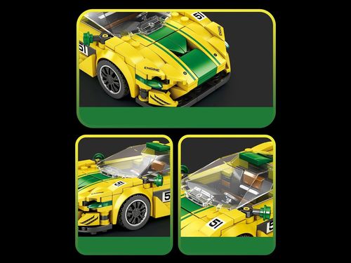 ZESTAW KLOCKI TECHNICZNE SPORTOWE AUTO na Arena.pl