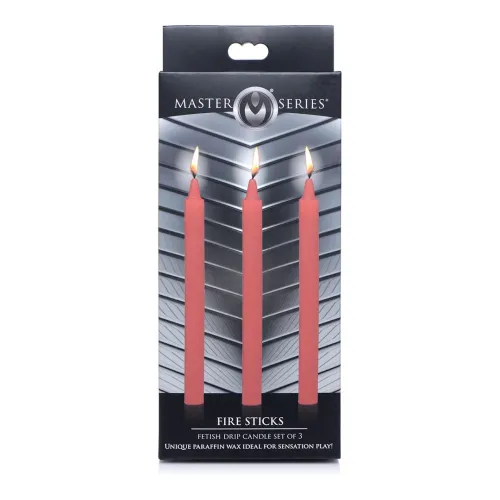 xr brands candle drip set - zestaw 3 bezzapachowych świec do masażu na Arena.pl