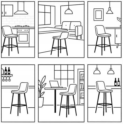 KRZESŁO DO KUCHNI WYSOKIE HOKER BAROWY KUCHENNY STOŁEK TABORET na Arena.pl