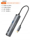 Hub USB C, koncentrator HDMI, koncentrator USB CableCreation