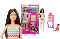 Lalki Barbie dla dziecka - nauczycielka z uczennicą i akcesoriami do zabawy