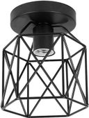 Lampa sufitowa loft czarna E27