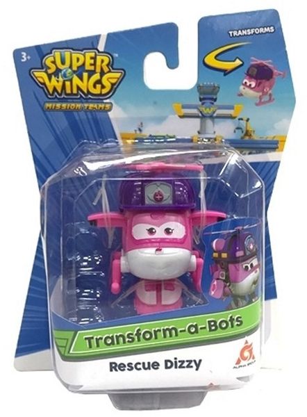 Super Wings robot transform Dizzy Rescue 5cm zdjęcie 1