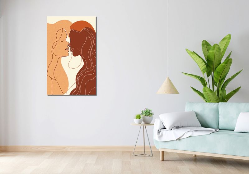 Obraz 60x100cm Zmysłowość Syntez zdjęcie 2