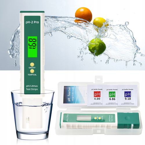 Elektroniczny Miernik Tester pH Jakości Bufory Wody Basen Autokalibracja na Arena.pl