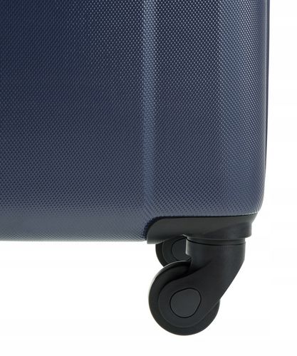 Walizka Duża Podróżna Na Kółkach Twarda PUCCINI Granatowa ABS022A-7A na Arena.pl