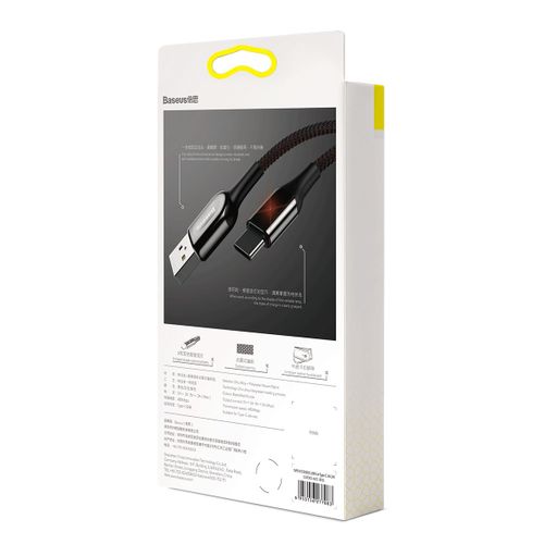 Baseus kabel X-type (typ-C | 1 m) czarny 3A na Arena.pl