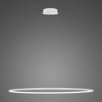 Lampa wisząca Ledowe Okręgi No.1 120 cm in 3k biała