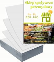 Ulotki A5 reklamowe firmowe 100 szt różne wzory SKLEP SPOŻYWCZO PRZEMYSŁOWY