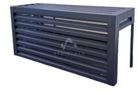 Osłona Klimatyzatora 100x50x60cm Antracyt - Zabudowa Klimatyzacji NB410