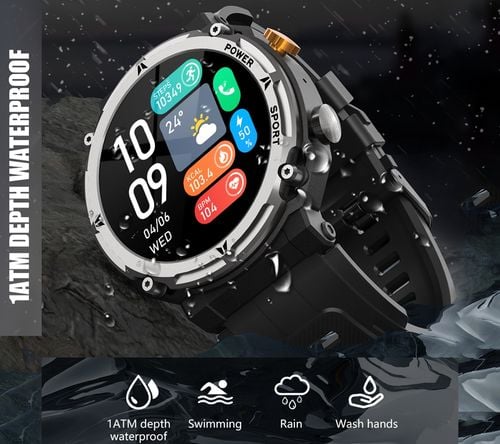 smartwatch męski rubicon rncf25-1 black na Arena.pl