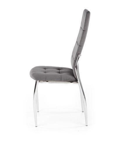 Krzesło Melani szare velvet na Arena.pl