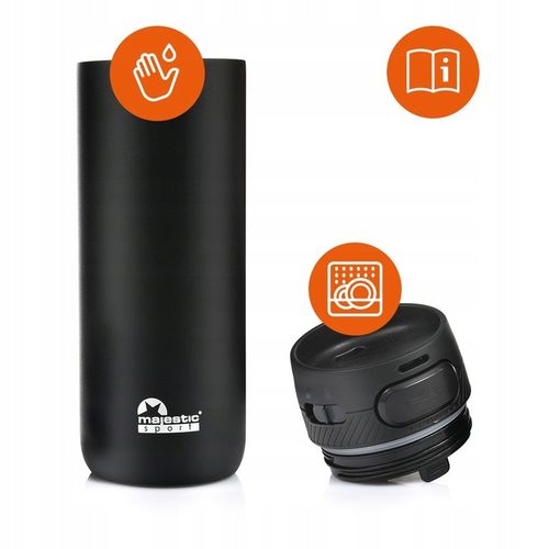 KUBEK TERMICZNY TERMOS NA KAWĘ HERBATĘ MAJESTIC SPORT NORD 600 ML na Arena.pl