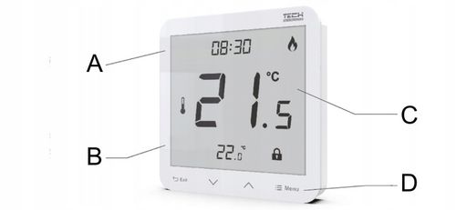 STEROWNIK REGULATOR TERMOSTAT POKOJOWY BIAŁY R-12S DO LISTWY L-X WG.11.0669 na Arena.pl