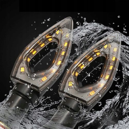 Kierunkowskazy kierunki MOTOCYKLOWE STRZAŁKI 12 LED 4 szt KOMPLET MIGACZE na Arena.pl