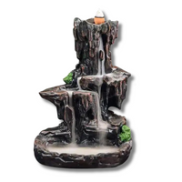 KOMINEK ZAPACHOWY PŁYNĄCY WODOSPAD DYM CERAMIKA 20 CM AROMATERAPIA