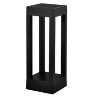 Stojąca lampa zewnętrzna QUBE-GLQ400WW 7W metalowa LED 7W 3000K IP65 czarna