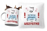 Zestaw Dla Luizy Poduszka + Kubek Na Prezent Z Nadrukiem Ze Zdjęciem